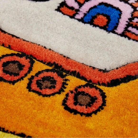 MARKET x Beatles Submarine Plush Rug in Yellow - Brand New - Picture 5 of 11